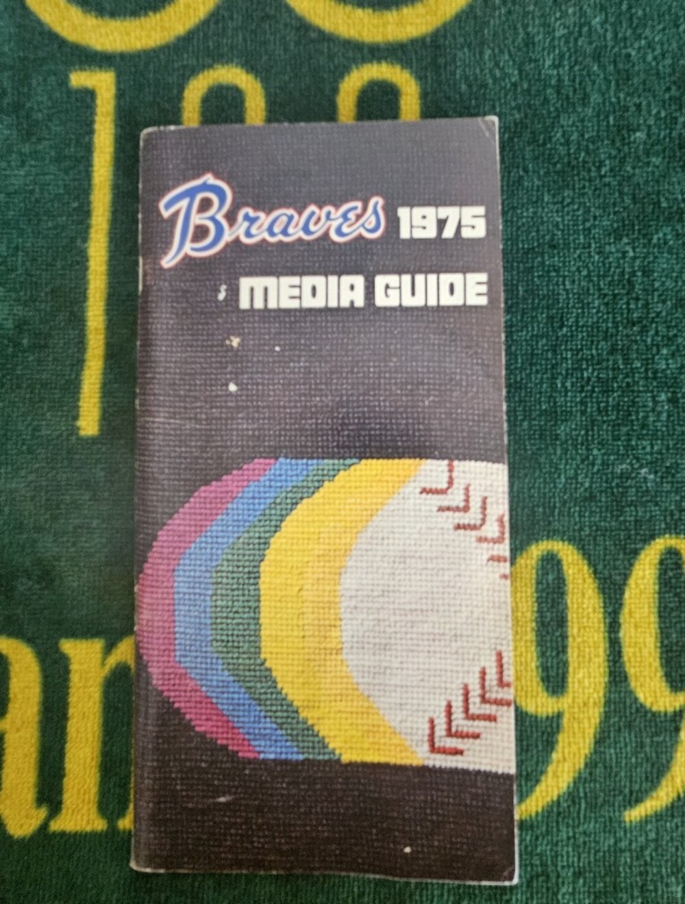 Braves 1975 Media Guide - Vintage Atlanta Braves Collectible